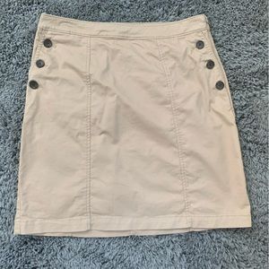 Banana Republic A-line Khaki Skirt